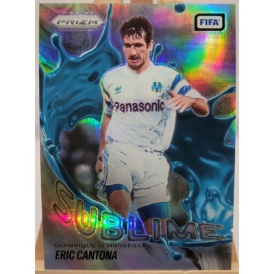 2025-26 Panini Prizm FIFA Eric Cantona trading card, front