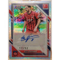 2025 Topps Chrome Bundesliga - [Base] - Toppsfractor Budu Zivzivadze trading card, front