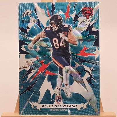 2025 Topps Resurgence Colston Loveland Teal Surge Refractor trading card, front
