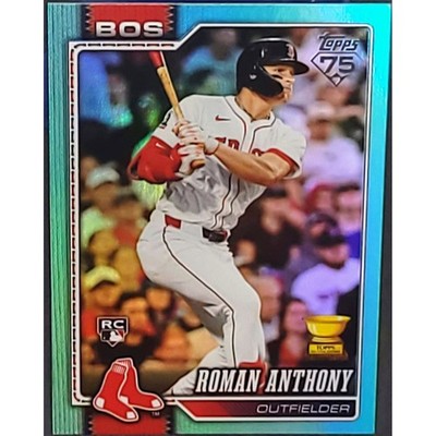 2026 Topps Series 1 Roman Anthony Rainbow Foil trading card, front