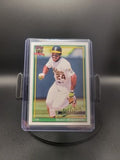 1991 Topps Rickey Henderson trading card, front