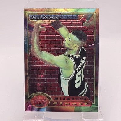 1994 Topps Finest Midwest's Finest David Robinson trading card, front