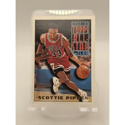 1992 Topps All-Star Scottie Pippen Gold Label trading card, front