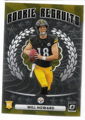 2025 Panini Donruss Optic Will Howard [Base] trading card, front
