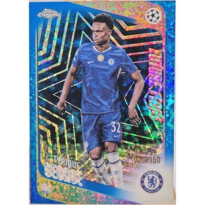 2025-26 Topps Chrome tyrique george Blue Mini-Diamond trading card, front