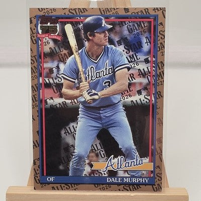 2025 Topps 75th Anniversary All-Star Game Dale Murphy Gold Foil All-Star trading card, front