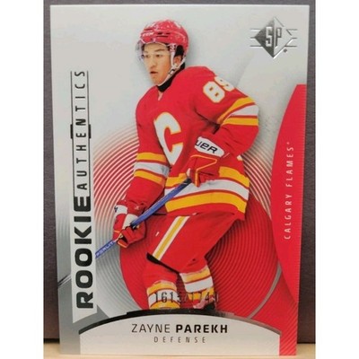 2025-26 SP Hockey Rookie Authentics #133 Zayne Parekh /1749 trading card, front