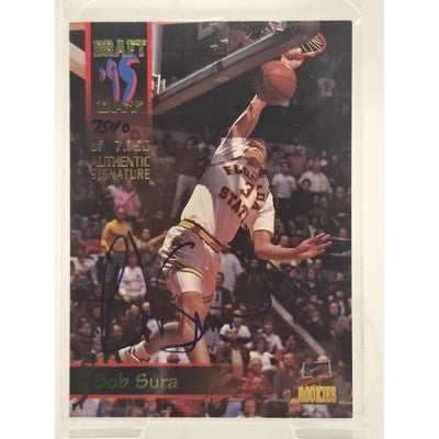 1993 Signature Rookies Draft Day Bob Sura trading card, front