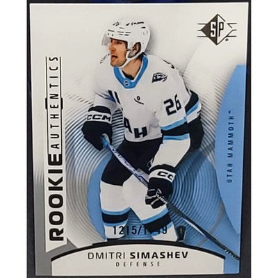 2025-26 Upper Deck SP Dmitri Simashev [Base] trading card, front
