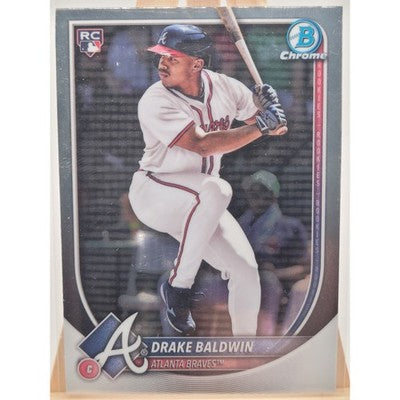 2025 Bowman Chrome Drake Baldwin trading card, front
