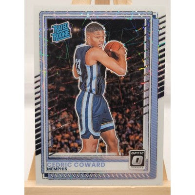 2025 Panini Donruss Optic Cedric Coward White Velocity trading card, front