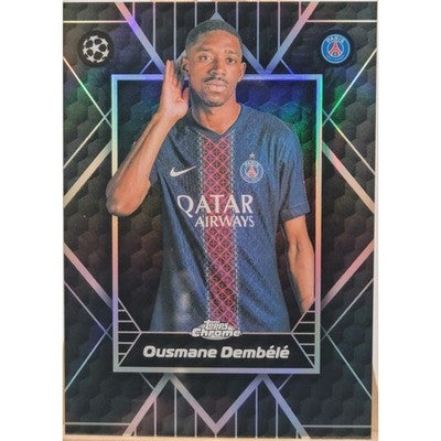2025-26 Topps Chrome Didier Drogba Shadow Etch trading card, front
