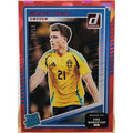 2025-26 Donruss Road to FIFA World Cup 26 Besfort Zeneli Red Cubic /50 RC #120 trading card, front