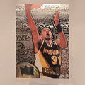1995 Fleer Metal Reggie Miller #45 Silver Spotlight Indiana Pacers trading card