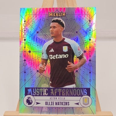 2026 Topps Premier League Merlin 2026 Mystic Afternoons Ollie Watkins trading card, front