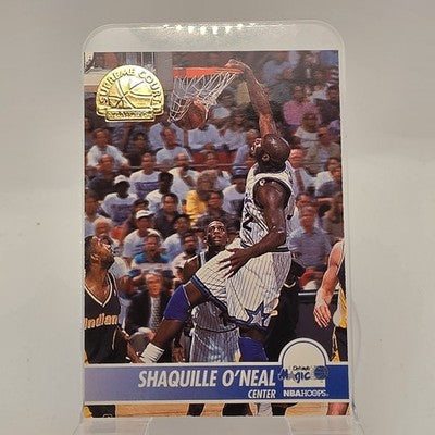 1994 Skybox NBA Hoops Shaquille O'Neal Base Set, Insert trading card, front