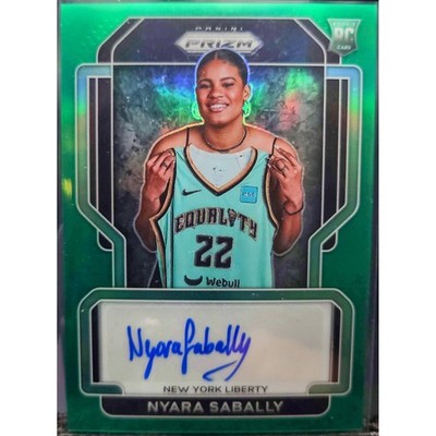 2022 Panini Prizm Nyara Sabally Green trading card, front
