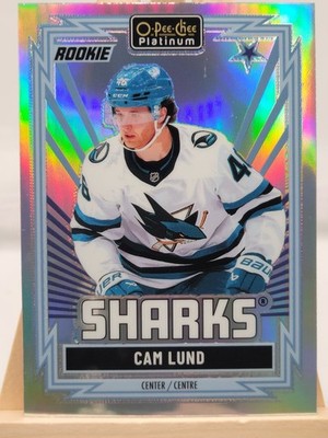2025 Upper Deck O-Pee-Chee Platinum Cam Lund Rainbow trading card, front