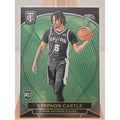 2024 Panini Totally Certified Stephon Castle Neon Green Mirror RC trading card, front