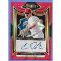 2025 Panini Select Carson DeMartini Red Prizm trading card, front