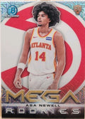 2025-26 Topps Bowman Asa Newell Mojo Refractor trading card, front