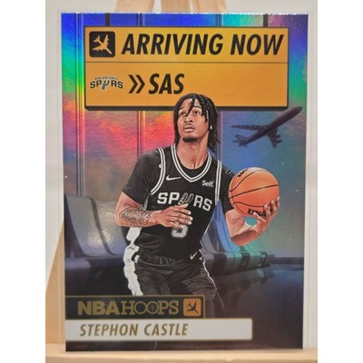 2024 Panini Hoops Stephon Castle trading card, front